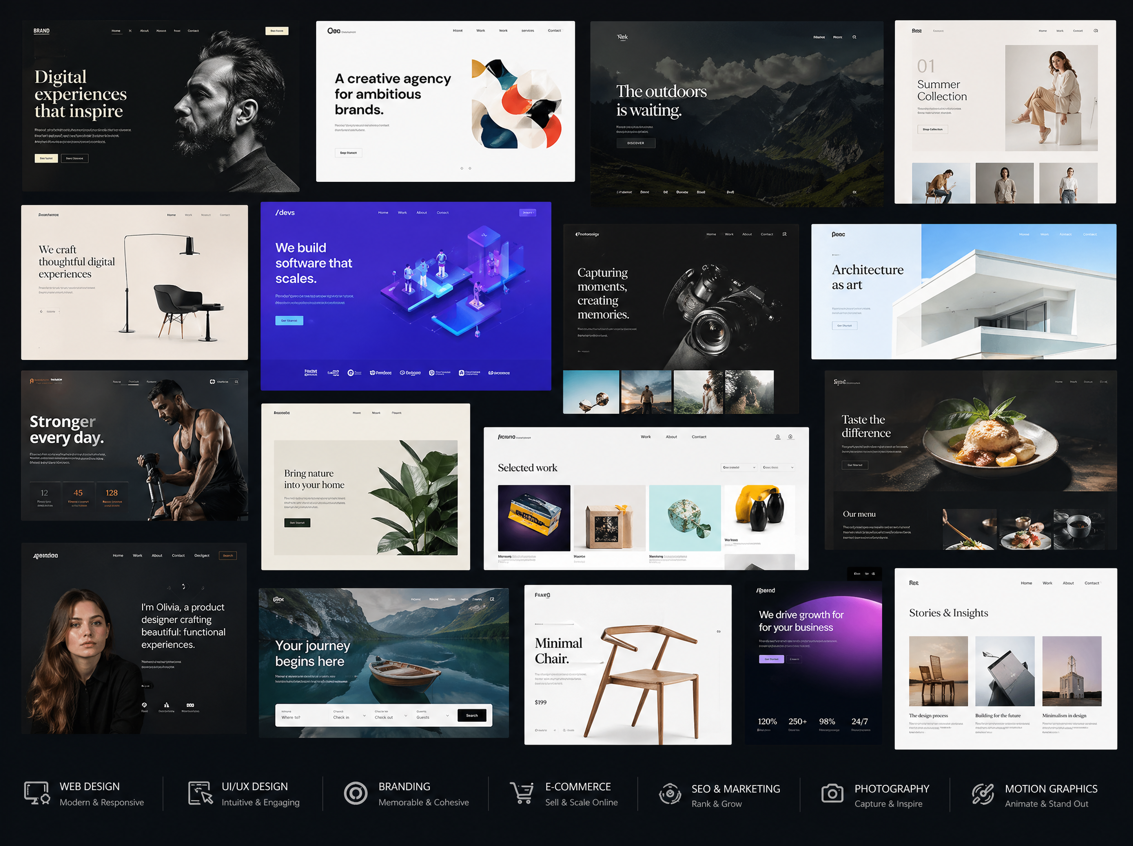 What works — featured project showcase